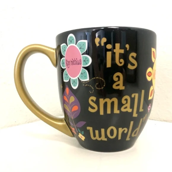 2024 Disney Parks Magic Kingdom It’s a Small World Welcome Ceramic Mug - NEW - Picture 2 of 3